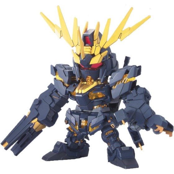 Bandai Hobby BB380 2 Banshee Super Deformed Gundam Unicorn Action Figure
