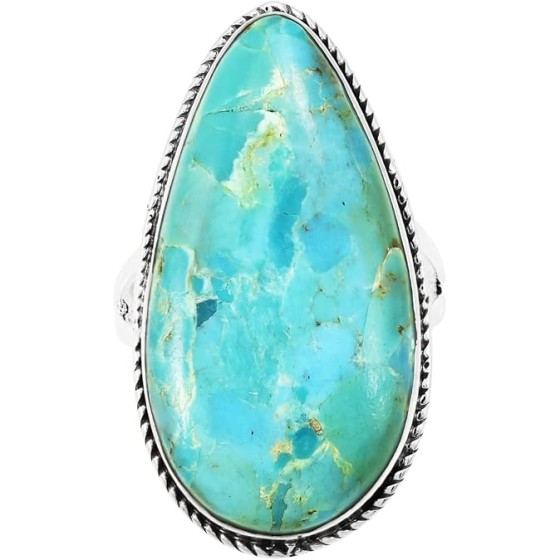 Turquoise Ring in Sterling Silver 925