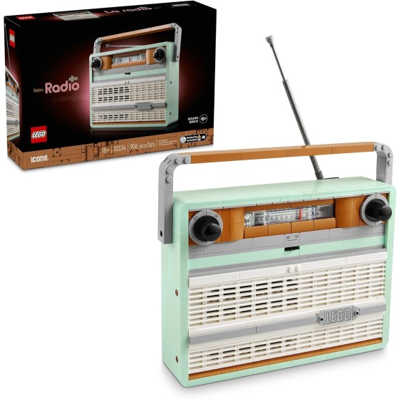LEGO Icons Retro Radio Building Set