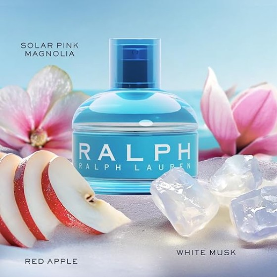 RALPH LAUREN FRAGRANCES - Ralph - Eau de Toilette - Women's Perfume - Fresh & Floral - With Magnolia, Apple, and Iris - Medium Intensity